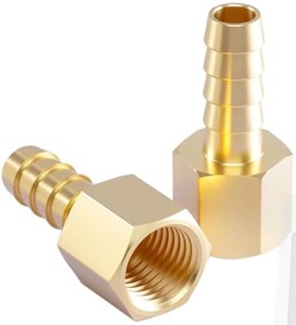 Conector de latón para manguera, adaptador NPT macho de 1/2 pulgada, cabeza hexagonal forjada, baja presión, equivalente a OEM/ODM para suministro de agua en plomería - Product Image 5