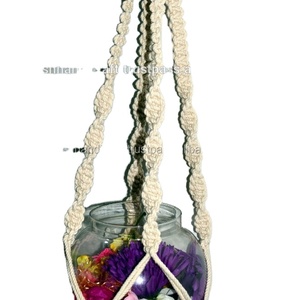 ElegantROPE PLANTE CINTRE MACRAME POT CINTRE COTON CORDE CINTRE par SN HANDICRAFTSbeautiful - Product Image 1