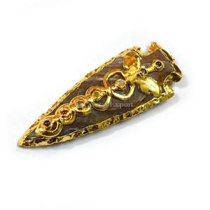 Best Seller <b>Crystal</b> Quartz Arrowhead <b>Ring</b> Handmade Gemstone Jewelry <b>Crystal</b> Quartz Arrowhead <b>Ring</b> for Sale at Great Price - Product Image 3