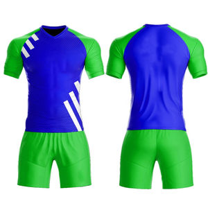 Uniformes de Fútbol Personalizados Profesionales Directo de Fábrica, Conjuntos de Camisetas de Fútbol Transpirables con Sublimación Frontal para Torneos de Verano - Product Image 1