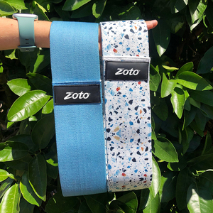 Bande de Résistance en Tissu Robuste ZOTO avec Logo Personnalisé, Bande Élastique pour Fessiers, Fabricant pour la Gym et le Fitness - Product Image 1