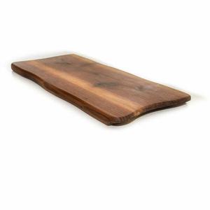 Plateau de service en bois poli fait main de qualité supérieure, plateau de présentation surélevé, style rustique moderne, qualité alimentaire naturelle pour les fêtes et la maison - Product Image 6