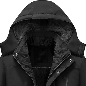 Veste de ski imperméable et isolante pour homme, manteau d'hiver chaud, doublure polaire, coupe-vent, capuche respirante, veste de montagne coupe-vent avec fermeture éclair - Product Image 6