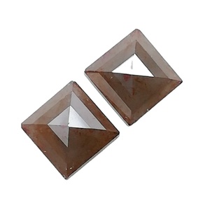 เพชรเหลี่ยมพีชทรงหลวมธรรมชาติ3.46 CT - Product Image 1