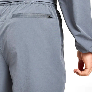 Ensemble de survêtement décontracté pour homme, pull à manches longues, couleur unie, 100% coton, deux pièces, taille plus, pour l'hiver - Product Image 5