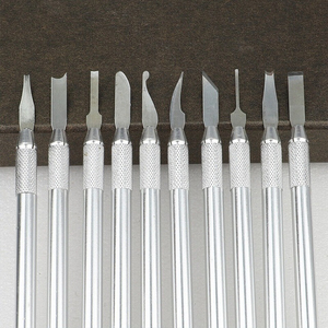 Kit d'outils de sculpture dentaire en acier inoxydable, couteaux à modeler, instruments de sculpture de l'argile et de la poterie, usage professionnel - Product Image 3