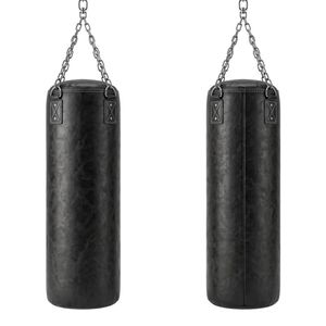 Saco de Boxeo Colgante de Cuero Sintético de Primera Calidad para Entrenamiento Físico, Gimnasio, Ejercicio y Práctica - Product Image 5