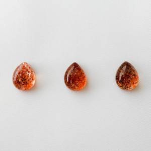 Cabochon de pierre de soleil rouge naturelle de qualité supérieure, forme poire, pierre précieuse en vrac pour la fabrication de bijoux DIY en gros - Product Image 2