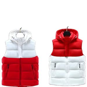Winter Woolen Puffer <b>Vest</b> for Men Packable Lightweight Warm Sleeveless Jacket Outdoor Travel Camping Hiking Fashion Outerwear - Product Image 2