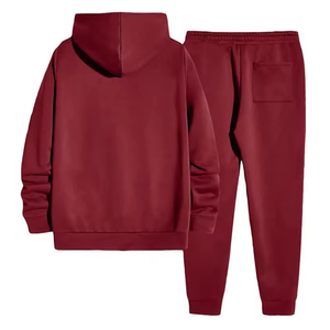 2026 Wholesale Custom Autumn Breathable Plus Size Maternity Blank Plain Solid Color Tracksuit <b>Men's</b> Sweatpants <b>Shorts</b> <b>Hoodie</b> <b>Set</b> - Product Image 2