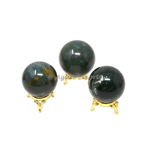 Natural Bulk Polished <b>Dragon</b> Bloodstone Sphere Mini Crystal Ball Fengshui Healing Crystal Crafts for Home Decoration - Product Image 2