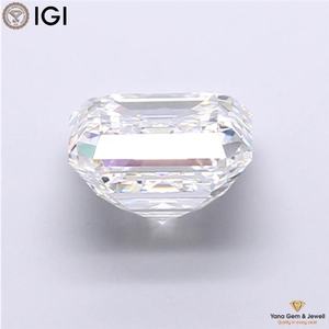 Diamant cultivé en laboratoire CVD 5,01 carats avec certification IGI, taille Asscher, clarté VS1, couleur E, parfait pour toutes les occasions spéciales - Product Image 4