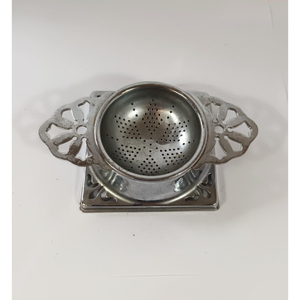 Stainless Steel <b>Tea</b> <b>Infuser</b> Hard Holes <b>Tea</b> Strainer with Two Side Handle for Kitchen Tools Creative Shape Loose <b>Tea</b> Steeper - Product Image 6