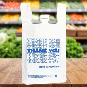 OEM Factory Hai Ha Packaging HDPE Garbage <b>Bags</b> <b>Waterproof</b> Tear Resistant Durable <b>Drawstring</b> Flexo Printed Supply - Product Image 1