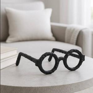Jaffs Exports Handmade Modern Eco-Friendly Aluminum Glasses Sculpture Industrial Art Decor for Tabletop Living Room Display - Product Image 4