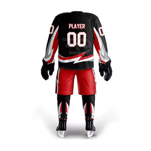 Conjunto de Uniforme de Hockey sobre Hielo, Ropa Deportiva Competitiva Premium, Proveedor de Uniformes Deportivos Personalizados para Hockey sobre Hielo - Product Image 3