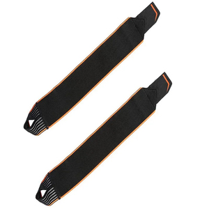 สายรัดข้อมือยกน้ำหนักแบบหนาพิเศษพร้อมห่วงนิ้วโป้ง อุปกรณ์พยุงข้อมือที่ทนทานสำหรับการฝึกซ้อมในยิมและการเพาะกาย - Product Image 4