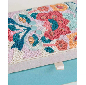Luxurious Beaded 100% Cotton Fabric European Style Jewelry <b>Storage</b> Boxes Lid Foldable Accessories <b>Ring</b> Organization Low Price - Product Image 3