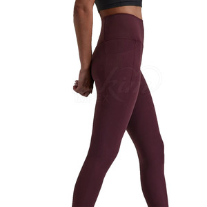Legging de yoga écologique à séchage rapide fabriqué en usine, vêtements de fitness, taille élastique, style unique, legging personnalisé pour femmes en vente - Product Image 2