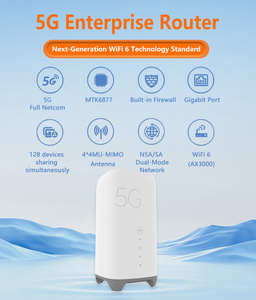 Ultime WiFi 6 routeur <span class=keywords><strong>5G</strong></span> CPE R4 MTK 6877 puce Sub-6G bandes de fréquence prend en charge 1G WAN Port emplacement pour carte SIM - Product Image 4