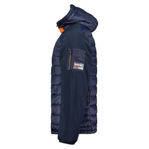 Custom OEM ODM Men's <b>Parka</b> Hooded Puffer <b>Jacket</b> Trending Winter Warm Windproof Zipper Closure Custom Color Outwear Polyester - Product Image 4