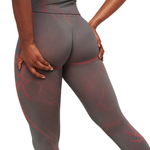 Seamless <b>Patterned</b> Gym Leggings Women High Waist Camo Yoga Pants Butt Lifting Training Tights Quick Dry Athletic Activewear New - Product Image 6