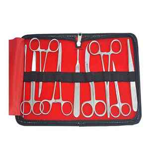 Meilleur prix, 9 instruments chirurgicaux manuels en acier inoxydable, matériau conforme aux normes CE ISO Classe I, utilisation hospitalière, garantie 1 an, par Dentavex - Product Image 1