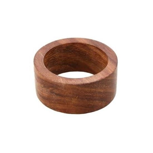 Anillos de Servilleta al por Mayor Modernos, Elegantes, Clásicos, Únicos, de Madera de Mango, Personalizados, Vintage, para Bodas - Product Image 1