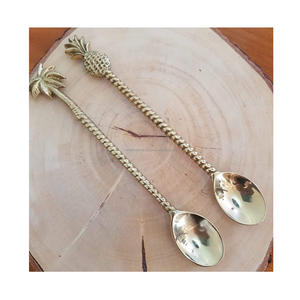 Cuillère en laiton la plus vendue couteau et fourchette Restaurants hôtel utiliser meilleure qualité acier miroir poli salle à manger utiliser meilleure vente - Product Image 2