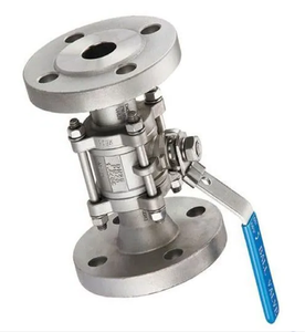 Vanne à boisseau sphérique CF8M 2 pièces à passage plein F/E 150 #    Fixations/Manches en acier inoxydable SS316 avec protection contre l'eau (W/P) - Acier inoxydable 1/2 pouce - Product Image 1