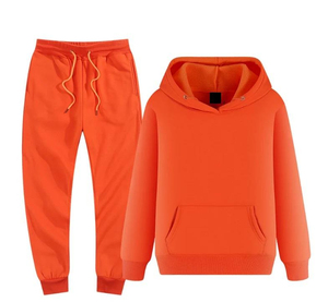 Nouveau survêtement en molleton 100 % coton personnalisable, design décontracté pour l'hiver, doux, confortable, prix très abordable. - Product Image 3