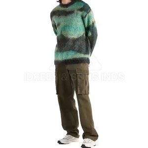 Trendy Products 100% <b>Wool</b> <b>Sweater</b> Modern Look Standard Thickness Winter Collection <b>Men</b> Breathable Front Logo - Product Image 2