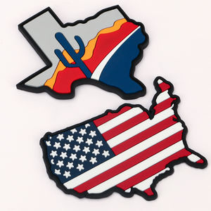 Parches de Goma PVC 3D Personalizados con Forma de Corazón y Flor, Resistentes al Agua, Termoadhesivos para Prendas Suaves, Modelo OEM - Product Image 2