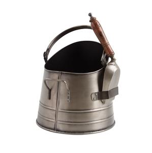 Tendance actuelle : Seau à charbon en fer, accessoires pour foyer, seau à cendres, seau à charbon pour brasero, taille, forme et couleur personnalisables - Product Image 4