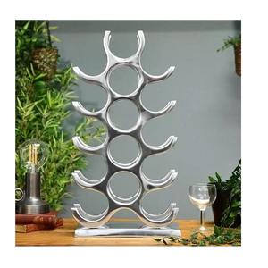 Magnifique support à bouteilles de vin en métal, dernier design, organiseur de bouteilles de vin, présentoir à bouteilles, support de présentation de bouteilles. - Product Image 4