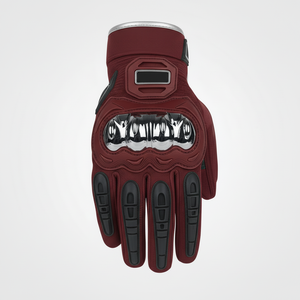 Gants de moto en cuir en gros avec protection des phalanges pour une conduite sécurisée - Product Image 2