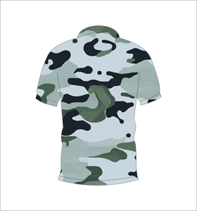 T-shirt camouflage urbain arctique à manches courtes, vêtements de performance athlétique pour l'extérieur - Product Image 5
