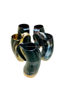 Tasse en corne de haute qualité de style classique Viking pour la maison et le restaurant Top New Shape Factory Direct-pour les verres à bière - Product Image 5