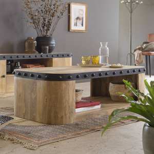 Mesa de centro de madera de mango Vandana Aston Solace - Product Image 1