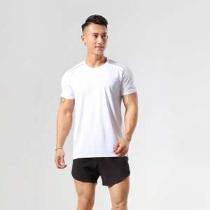 Camiseta Deportiva Personalizada al por Mayor, Ropa Deportiva Masculina para Gimnasio, Ropa Deportiva Activa con Cuello Redondo, Ropa Deportiva Masculina para Gimnasio - Product Image 5