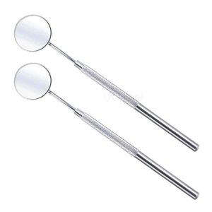 Juego de Espejos Dentales de Acero Inoxidable de Primera Calidad con Cabezas Redondas y Ovaladas, Instrumentos Reutilizables para Examen Bucal - Product Image 5