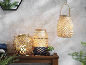 Wholesale Handmade <b>Rattan</b> Candle <b>Lantern</b> Natural Bamboo Home Decor from Vietnam Candle Holder - Product Image 5