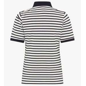 Camisas Casuales para Mujer, Corte Ajustado, Transpirables, de Jersey de Algodón/Spandex, con Rayas Teñidas, Ligeramente Largas, al Mejor Precio - Product Image 3