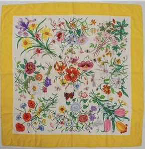 Bandana en coton biologique, prix d'usine personnalisé, design de logo, impression numérique, écharpe carrée double face, mode quatre saisons - Product Image 6