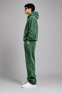 100% Pure Cotton New Customized Men Acid Wash Fleece <b>Tracksuit</b> Heavyweight OEM Service Low MOQ Custom Logo New Men <b>Tracksuit</b> - Product Image 3