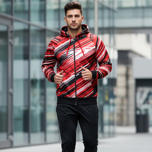 Fabricante de Sudaderas con Sublimación Completa Personalizada, Mezcla de Poliéster y Elastano, Corte Atlético, Sudaderas con Estampado de Alta Definición - Product Image 6