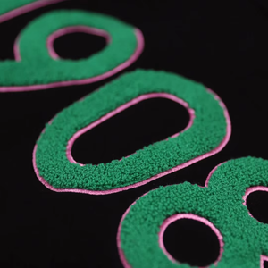Sudadera con Capucha Negra AKA con Bordado Verde Chenille, Sudadera para Mujer de la Hermandad Griega, Prenda de Moda Informal, Suave y Elegante - Product Image 5