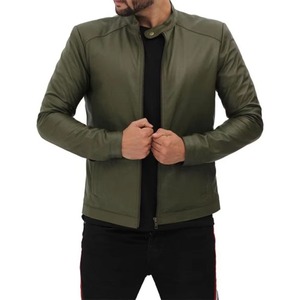 Vestes en cuir pour hommes de haute qualité, fabriquées sur mesure en usine au Pakistan, en cuir d'agneau noir véritable / vestes en cuir pour femmes - Product Image 6