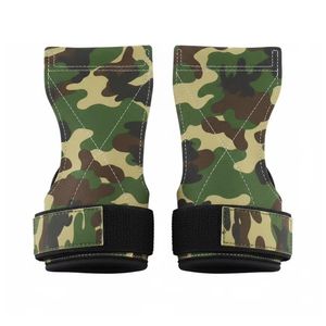 Poignées de protection en cuir synthétique à motif camouflage pour entraînement CrossFit, impression personnalisée, fabrication sur mesure - Product Image 1
