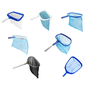 Heavy Duty Fine <strong>Mesh</strong> <strong>Pool</strong> Leaf Skimmer Net Compatible with Telescopic Pole for Inground Above Ground <strong>Pools</strong> - Product Image 1